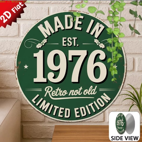 Made in 1976 Retro Not Old 2D  - مراجعة Vintage Fashion Plates وسعره