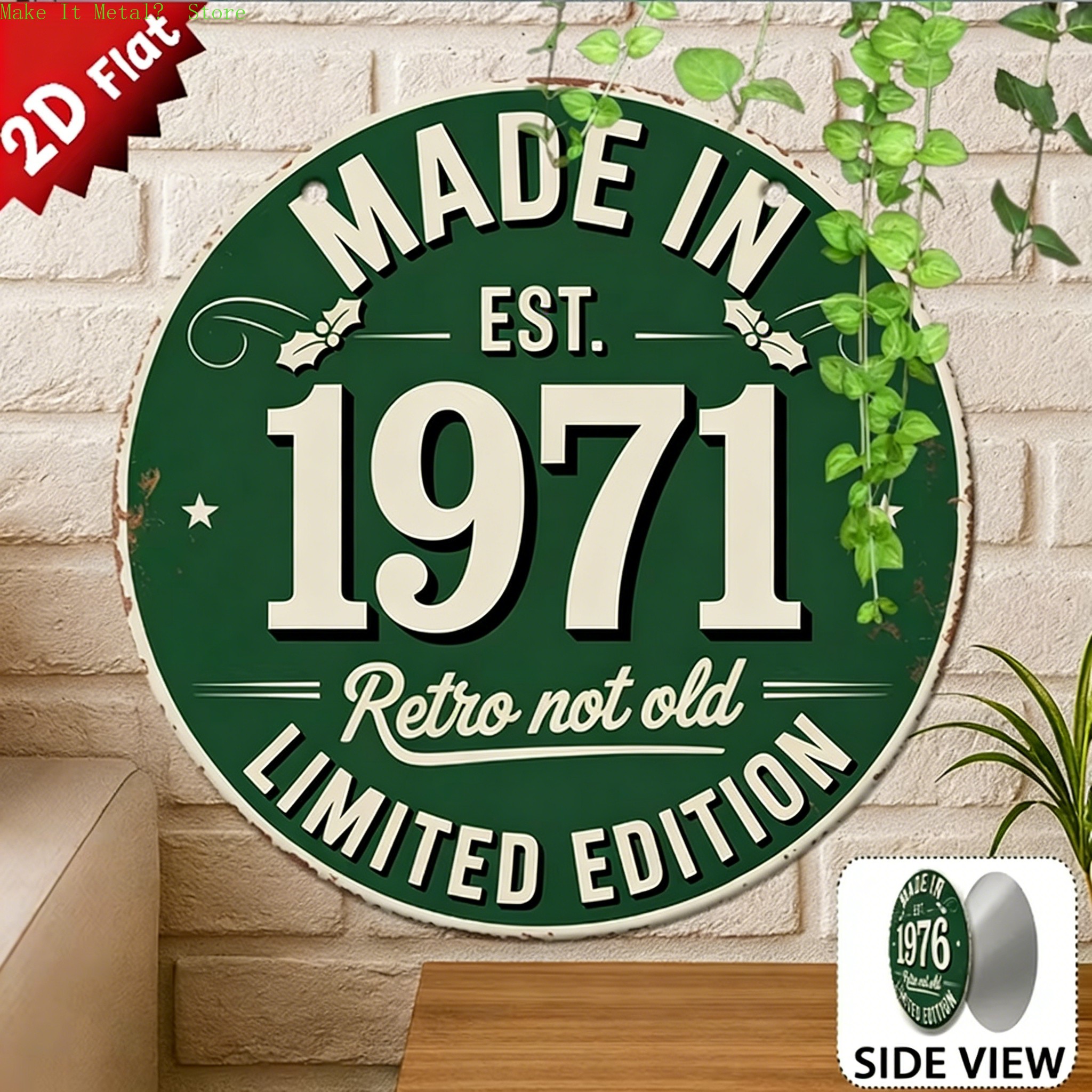 Made in 1976 Retro Not Old 2D  - مراجعة Vintage Fashion Plates وسعره