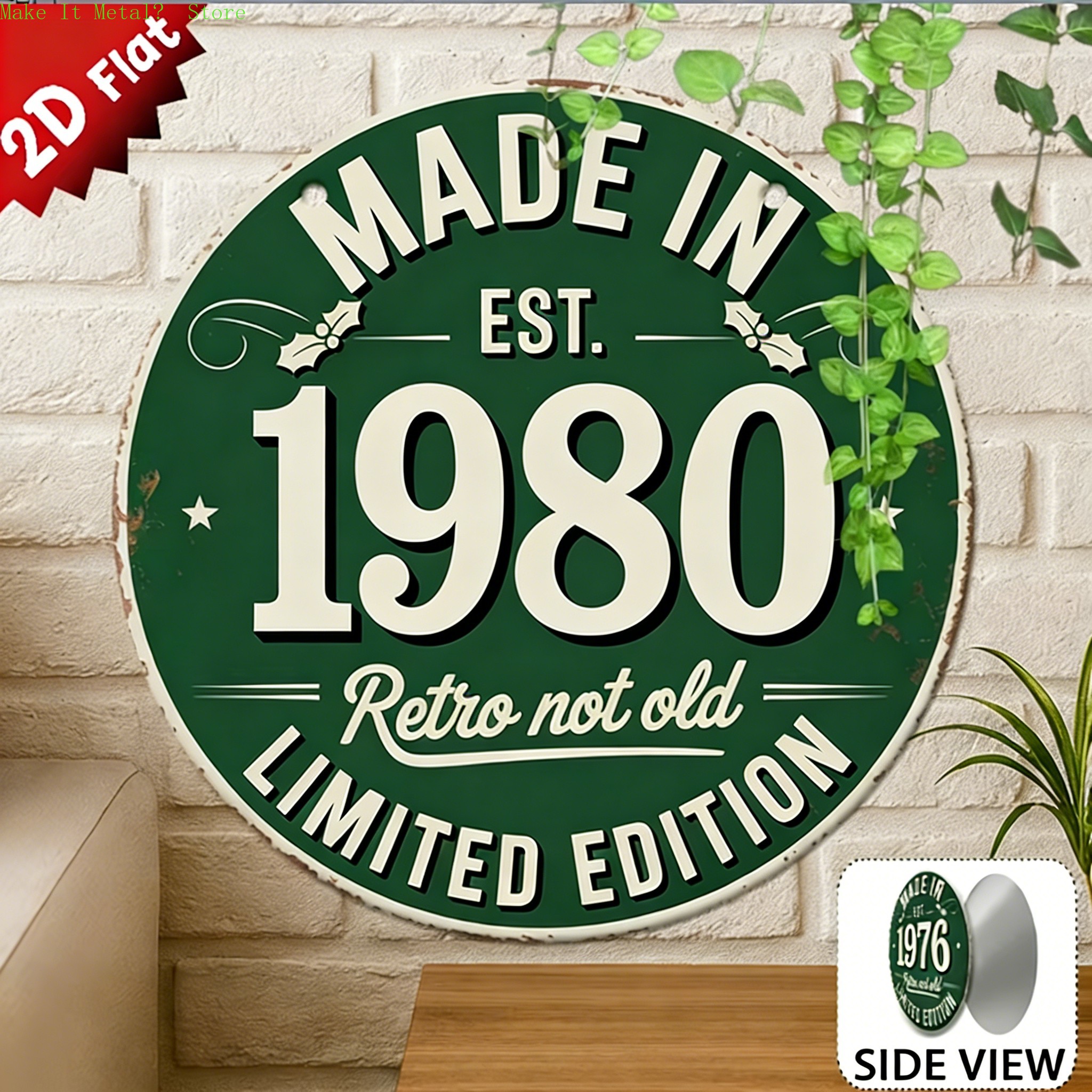Made in 1976 Retro Not Old 2D  - مراجعة Vintage Fashion Plates وسعره