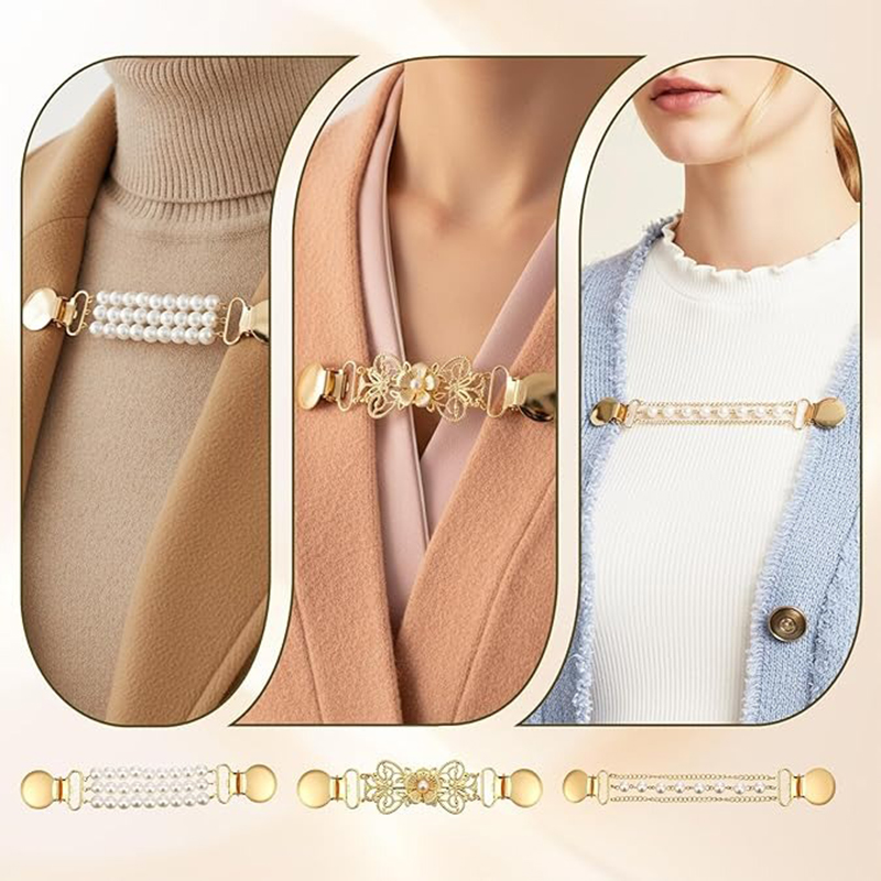 1PC Gold Sweater Clips Vintage - مراجعة Vintage Fashion Postcards وسعره