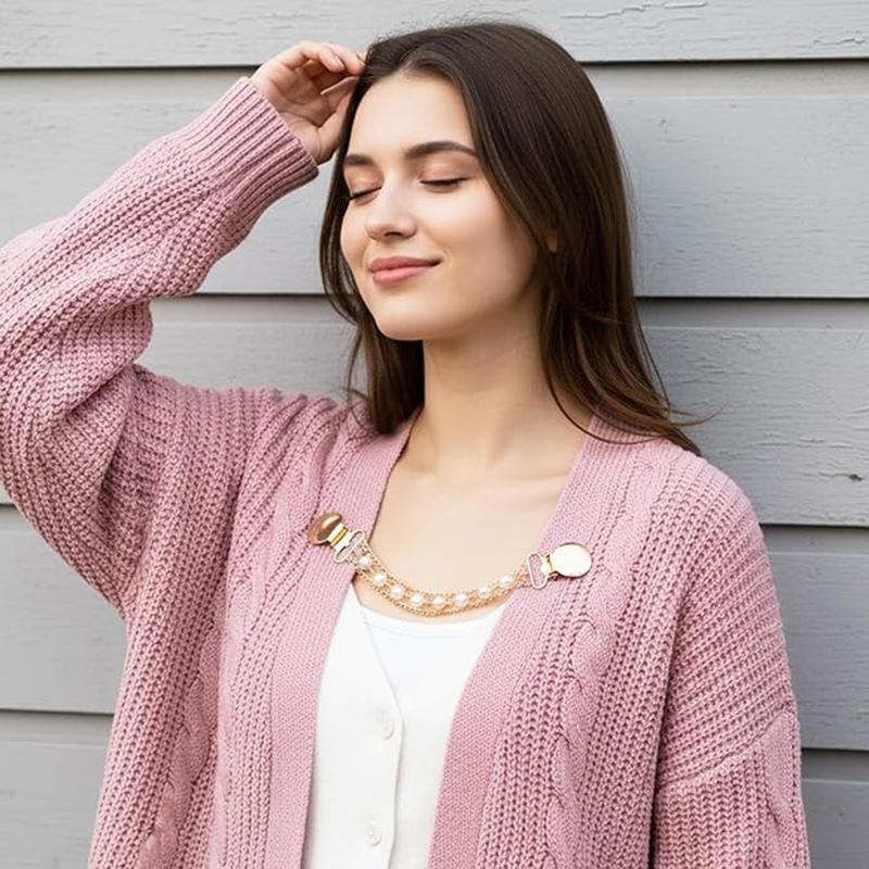 1PC Gold Sweater Clips Vintage - مراجعة Vintage Fashion Postcards وسعره
