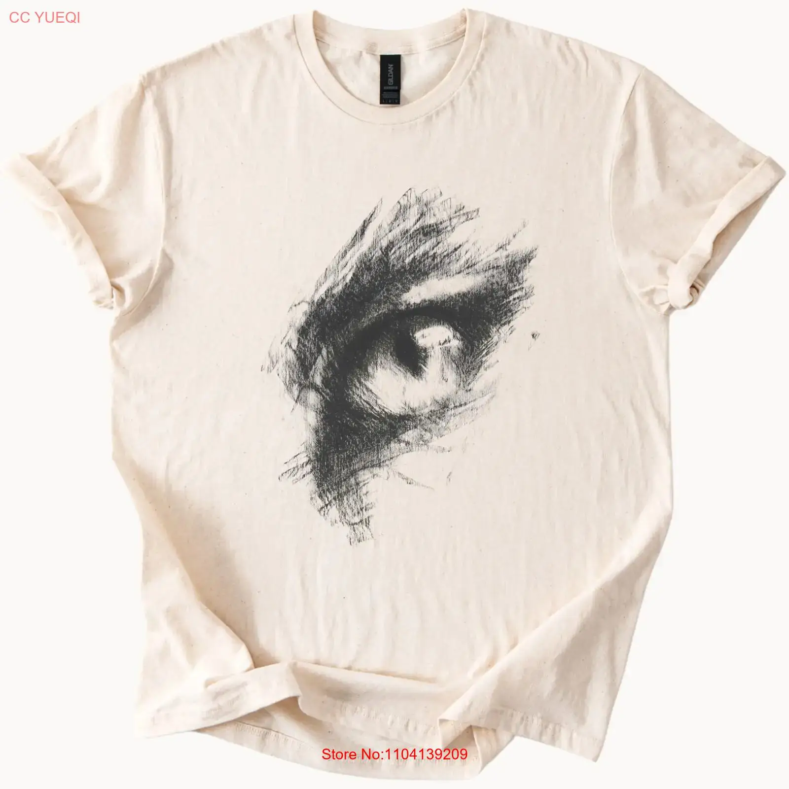 Eye Sketch T Shirt Artistic Mi - مراجعة Vintage Fashion Sketches وسعره
