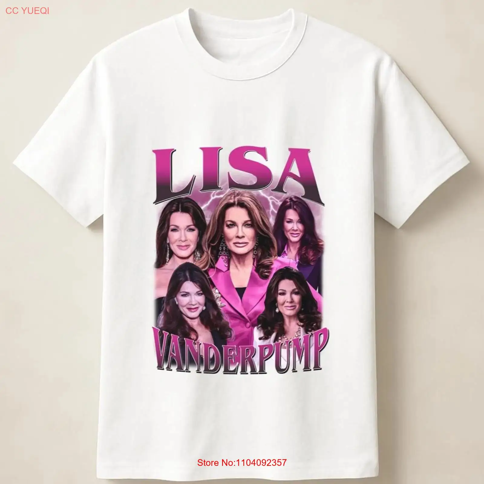 Lisa Vanderpump T Shirt with R - مراجعة Vintage Fashion Collage وسعره