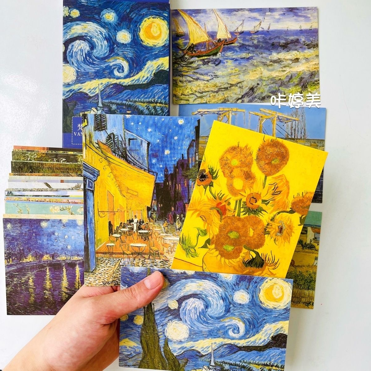 30 Sheets/Lot Van Gogh Oil Pai - مراجعة Vintage Fashion Postcards وسعره