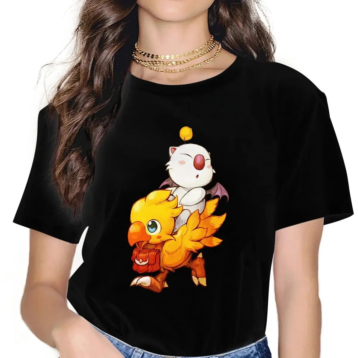 Final Fantasy Game Chocobo Tsh - مراجعة Vintage Fashion Game وسعره